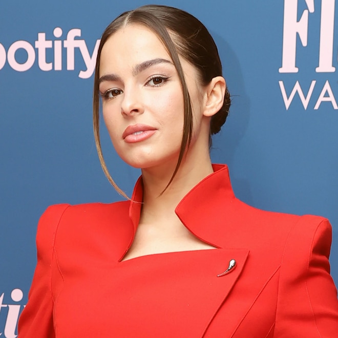 Addison Rae Means Business in Red Suit at Women in Entertainment Gala